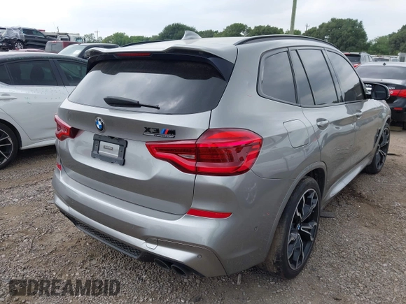 2020 BMW X3 M Competition with VIN 5YMTS0C02LLT10003, listed as a IAAI auction lot 42291298 with 70,155 mi miles and . Bid and sale history available at DreamBid. Image 4.