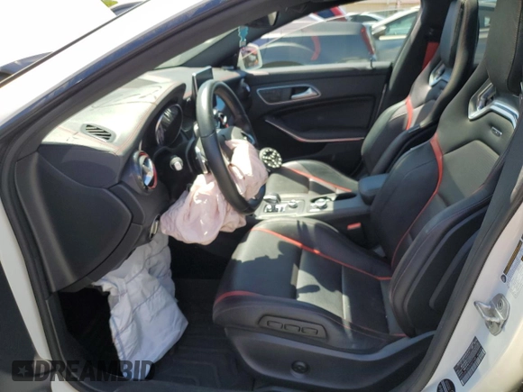 2016 Mercedes-Benz CLA 45 AMG with VIN WDDSJ5CB8GN357168, listed as a Copart auction lot 61197833 with 34,990 mi miles and . Bid and sale history available at DreamBid. Image 7.