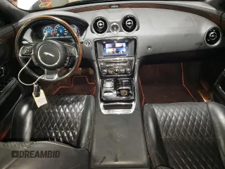2017 Jaguar XJ with VIN SAJWJ2GD7H8W04672, listed as a Copart auction lot 81507804 with 45,781 mi miles and Salvage Title. Bid and sale history available at carsss.com. Image 8.