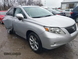 2010 Lexus RX 350 with VIN 2T2BK1BA8AC002354, listed as a IAAI auction lot 41222930 with 117,451 mi miles. Bid and sale history available at carsss.com. Image 1.