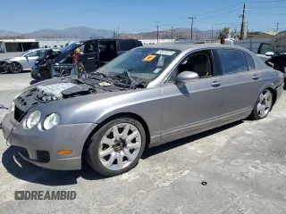 2007 Bentley Flying Spur with VIN SCBBR93W77C040445, listed as a Copart auction lot 68372374 with 51,843 mi miles and Salvage Title. Bid and sale history available at DreamBid. Image 1.