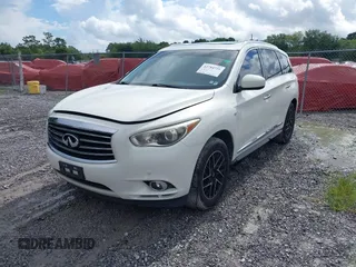 2014 Infiniti QX60 with VIN 5N1AL0MM1EC543092, listed as a IAAI auction lot 42784721 with 176,448 mi miles and . Bid and sale history available at DreamBid. Image 2.