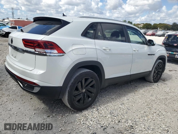 2021 Volkswagen Atlas SE with VIN 1V2WE2CA9MC233518, listed as a Copart auction lot 44737275 with 60,228 mi miles and Salvage title. Bid and sale history available at DreamBid. Image 3.