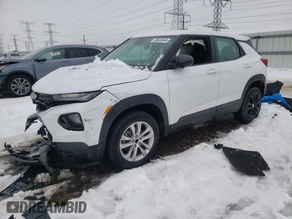 2021 Chevrolet TrailBlazer LS with VIN KL79MNSL1MB025805, listed as a Copart auction lot 38653644 with 41,539 mi miles and . Bid and sale history available at DreamBid. Image 1.