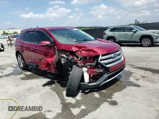 2015 Ford Edge Titanium z VIN 2FMTK3K87FBB30209, wystawiony jako Copart lot #57725425 z przebiegiem 85 562 mil mil oraz Szkoda całkowita • Salvage title. Historia ofert i sprzedaży dostępna na DreamBid. Obrazek 15.