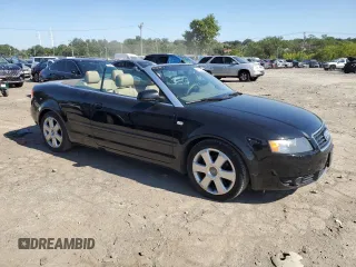 2004 Audi A4 1.8T with VIN WAUAC48H04K017417, listed as a Copart auction lot 66564454 with 120,014 mi miles and Salvage Title. Bid and sale history available at carsss.com. Image 4.