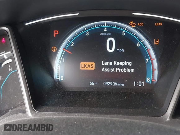 2019 Honda Civic EX с VIN JHMFC1F39KX010592, выставлен на аукционе IAAI как лот 42327745 с пробегом 92 906 миль миль и . История ставок и продаж доступна на DreamBid. Изображение 16.