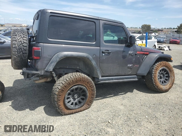 2020 Jeep Wrangler Rubicon z VIN 1C4HJXCG6LW242469, wystawiony jako Copart lot #56965025 z przebiegiem Nie podano mil oraz Szkoda całkowita • Salvage title. Historia ofert i sprzedaży dostępna na DreamBid. Obrazek 3.
