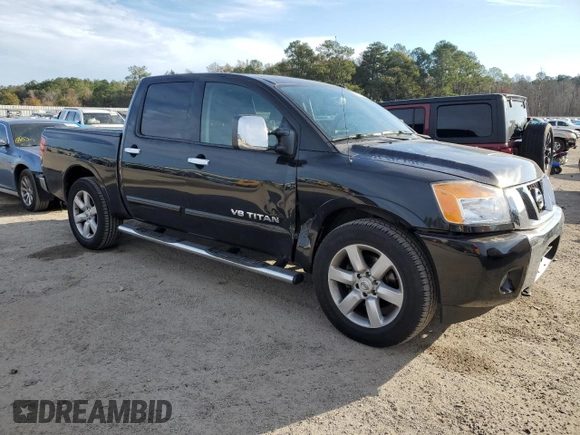 2015 Nissan Titan SV with VIN 1N6BA0ED9FN509000, listed as a Copart auction lot 81986934 with 121,338 mi miles and Salvage title. Bid and sale history available at DreamBid. Image 4.
