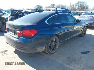 2017 BMW 4 Series 430i with VIN WBA4F7C38HG789545, listed as a IAAI auction lot 41654766 with 107,008 mi miles and . Bid and sale history available at carsss.com. Image 4.