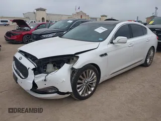 2015 Kia K900 Luxury with VIN KNALW4D48F6018541, listed as a IAAI auction lot 41903807 with 204,202 mi miles. Bid and sale history available at carsss.com. Image 18.