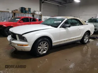 2008 Ford Mustang Deluxe with VIN 1ZVHT84N785193936, listed as a Copart auction lot 47008295 with 112,696 mi miles and Salvage Title. Bid and sale history available at carsss.com. Image 1.
