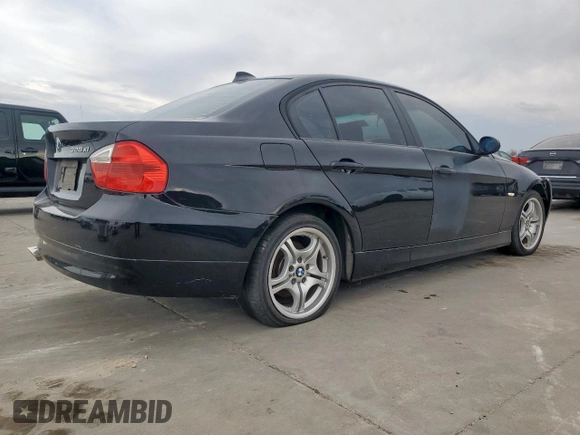2007 BMW 3 Series 328xi with VIN WBAVC93597KX58052, listed as a Copart auction lot 48957795 with 138,518 mi miles and Clean Title. Bid and sale history available at carsss.com. Image 3.