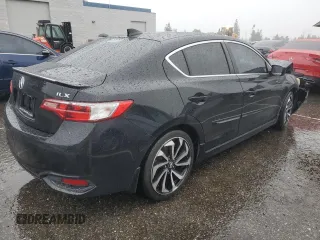 2016 Acura ILX w/Premium/A-SPEC Pkg with VIN 19UDE2F86GA006998, listed as a Copart auction lot 45382875 with 133,203 mi miles and Salvage Title. Bid and sale history available at carsss.com. Image 3.