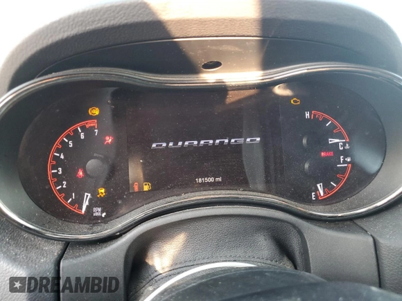 2018 Dodge Durango GT с VIN 1C4RDJDG0JC364573, выставлен на аукционе Copart как лот 60504835 с пробегом 181 500 миль миль и Чистый • Clean title. История ставок и продаж доступна на DreamBid. Изображение 9.
