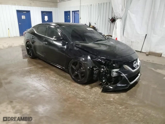 2018 Nissan Maxima S with VIN 1N4AA6AP8JC404332, listed as a Copart auction lot 52227495 with 99,967 mi miles and Salvage Title. Bid and sale history available at carsss.com. Image 14.