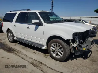 2017 Ford Expedition Max Limited with VIN 1FMJK1KT4HEA74088, listed as a Copart auction lot 62376465 with 128,983 mi miles and Salvage title. Bid and sale history available at DreamBid. Image 4.