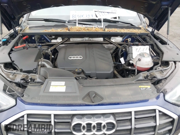 2021 Audi Q5 Premium Plus with VIN WA1BAAFY8M2022843, listed as a IAAI auction lot 42056110 with 32,036 mi miles and . Bid and sale history available at DreamBid. Image 10.