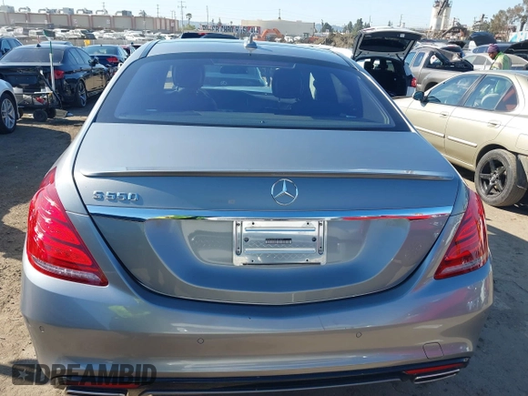 2015 Mercedes-Benz S-Class S 550 with VIN WDDUG8CB5FA072877, listed as a IAAI auction lot 41848660 with 91,532 mi miles. Bid and sale history available at carsss.com. Image 16.