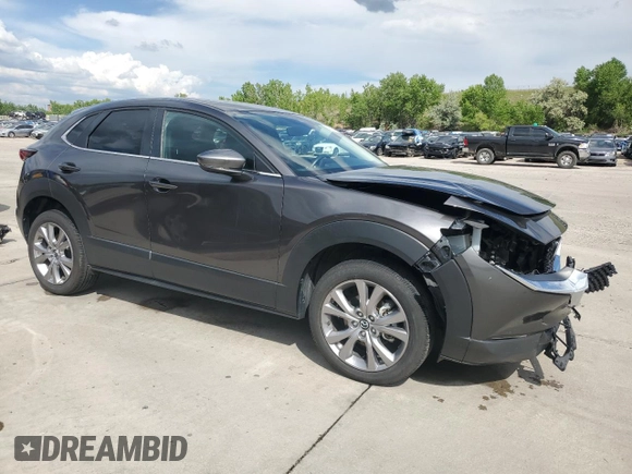 2021 Mazda CX-30 Preferred with VIN 3MVDMBCL4MM302139, listed as a Copart auction lot 59631415 with 47,457 mi miles and Salvage title. Bid and sale history available at DreamBid. Image 4.