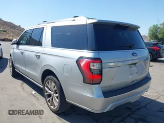 2019 Ford Expedition Max Platinum with VIN 1FMJK1MT1KEA51615, listed as a IAAI auction lot 42390656 with 49,615 mi miles and . Bid and sale history available at DreamBid. Image 3.