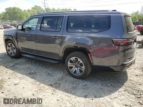 2024 Jeep Wagoneer Series II Carbide with VIN 1C4SJSBP9RS174596, listed as a Copart auction lot 55647095 with 22,966 mi miles and Clean Title. Bid and sale history available at DreamBid. Image 2.