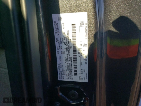 2019 Ford F-150 XL with VIN 1FTFX1E54KFA92939, listed as a Copart auction lot 88313605 with 59,262 mi miles and Salvage title. Bid and sale history available at DreamBid. Image 12.