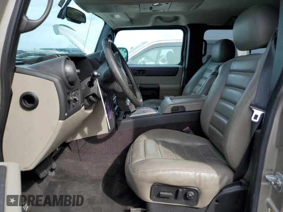 2005 Hummer H2 SUV with VIN 5GRGN23UX5H119854, listed as a Copart auction lot 75086174 with 0 mi miles and Non Repairable. Bid and sale history available at carsss.com. Image 7.
