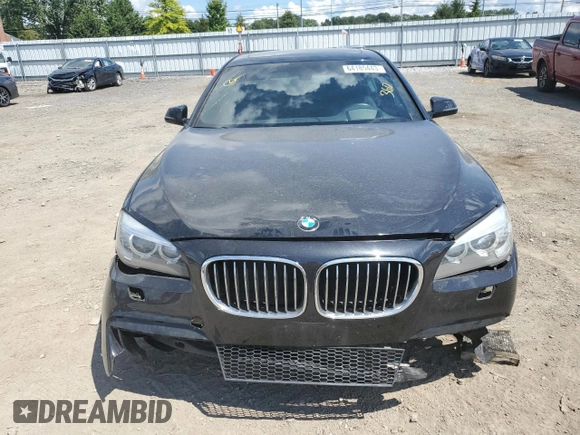 2015 BMW 7 Series 740Li xDrive with VIN WBAYF4C53FGS99173, listed as a Copart auction lot 64185443 with 80,230 mi miles and . Bid and sale history available at DreamBid. Image 5.