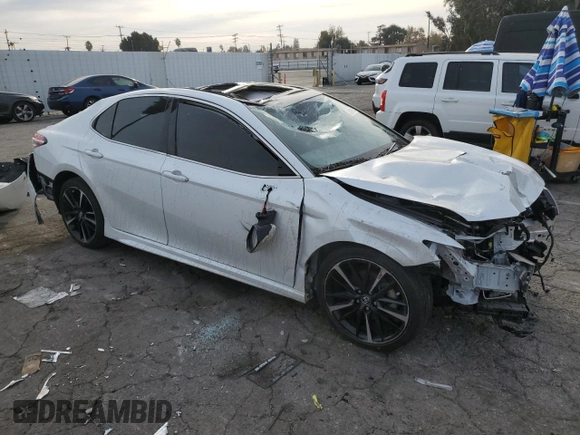 2020 Toyota Camry XSE with VIN 4T1K61AK9LU356596, listed as a Copart auction lot 84372504 with Not Provided miles and Salvage Title. Bid and sale history available at DreamBid. Image 4.