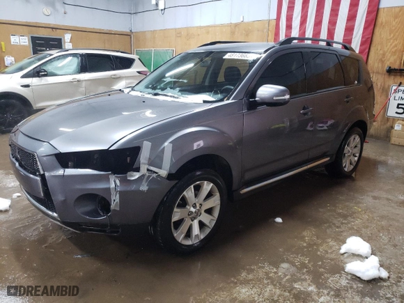2012 Mitsubishi Outlander SE with VIN JA4AS3AW2CU019806, listed as a Copart auction lot 48173685 with 129,765 mi miles and Clean Title. Bid and sale history available at carsss.com. Image 1.
