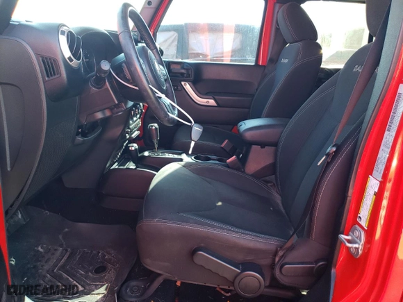 2018 Jeep Wrangler JK Unlimited Sahara with VIN 1C4BJWEG5JL916588, listed as a Copart auction lot 69045883 with 80,806 mi miles. Bid and sale history available at carsss.com. Image 7.