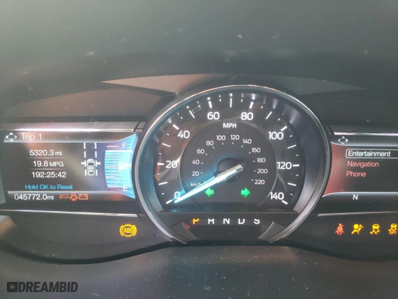 2019 Ford Explorer Limited with VIN 1FM5K8FH2KGA53378, listed as a Copart auction lot 59674923 with 45,772 mi miles. Bid and sale history available at carsss.com. Image 9.