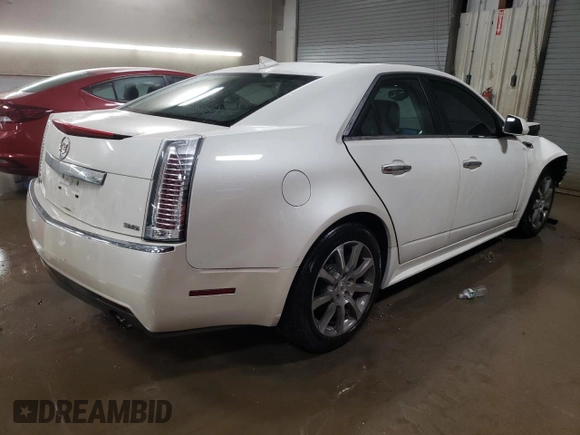 2011 Cadillac CTS with VIN 1G6D25ED4B0139929, listed as a Copart auction lot 80964354 with 96,217 mi miles and Salvage Title. Bid and sale history available at DreamBid. Image 3.