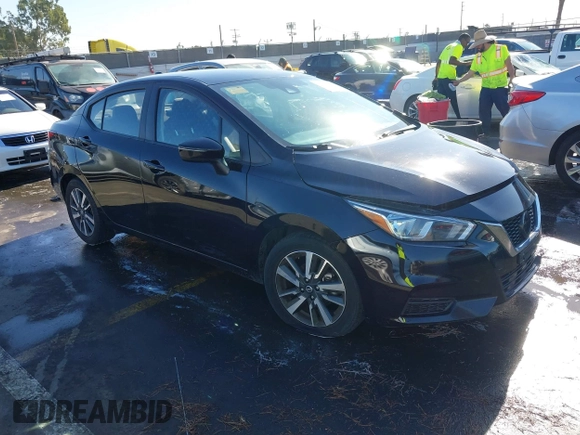 2021 Nissan Versa SV with VIN 3N1CN8EV6ML878500, listed as a IAAI auction lot 41346957 with 95,315 mi miles and . Bid and sale history available at DreamBid. Image 1.
