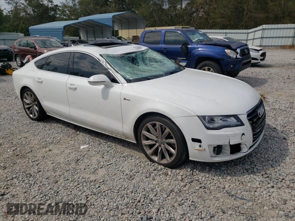 2012 Audi A7 3.0 Premium Plus with VIN WAUSGAFC9CN009179, listed as a Copart auction lot 73764784 with 143,926 mi miles and Salvage Title. Bid and sale history available at carsss.com. Image 4.