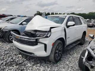 2021 Chevrolet Tahoe LT with VIN 1GNSKNKD0MR284965, listed as a Copart auction lot 56952785 with Not provided miles and Salvage title. Bid and sale history available at DreamBid. Image 1.