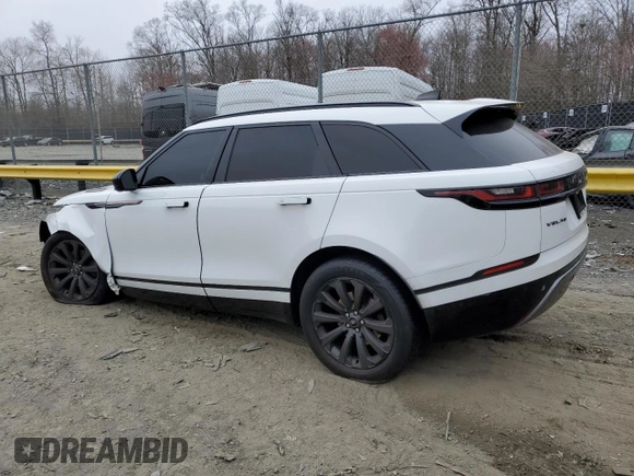 2021 Land Rover Range Rover Velar R-Dynamic S with VIN SALYT2EX3MA311264, listed as a Copart auction lot 48185675 with 56,107 mi miles and Salvage title. Bid and sale history available at DreamBid. Image 2.