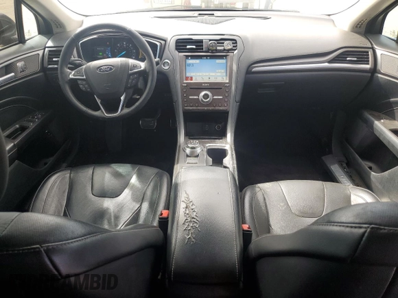 2017 Ford Fusion Titanium with VIN 3FA6P0SU7HR354444, listed as a Copart auction lot 50601035 with 159,069 mi miles and Salvage Title. Bid and sale history available at DreamBid. Image 8.
