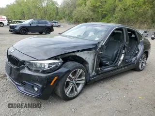 2018 BMW 4 Series 430i xDrive with VIN WBA4J3C59JBG95866, listed as a Copart auction lot 55706335 with 54,253 mi miles and Clean Title. Bid and sale history available at carsss.com. Image 1.