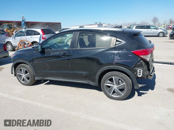 2021 Honda HR-V EX with VIN 3CZRU6H54MM728819, listed as a IAAI auction lot 41685131 with 18,091 mi miles. Bid and sale history available at carsss.com. Image 15.