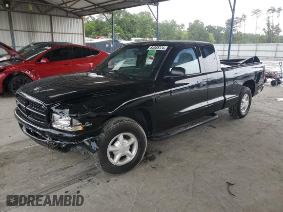 1999 Dodge Dakota with VIN 1B7FL22P8XS262905, listed as a Copart auction lot 64865724 with 177,022 mi miles and Salvage Title. Bid and sale history available at carsss.com. Image 1.