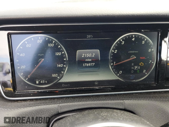 2015 Mercedes-Benz S 550 with VIN WDDXJ8FBXFA003208, listed as a Copart auction lot 44928825 with 176,977 mi miles and Salvage Title. Bid and sale history available at carsss.com. Image 9.