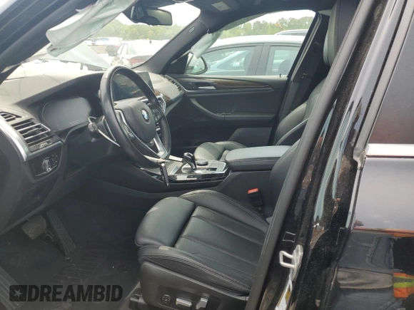 2023 BMW X3 sDrive30i with VIN 5UX43DP08P9S09531, listed as a Copart auction lot 52207305 with 32,177 mi miles and Clean Title. Bid and sale history available at DreamBid. Image 7.