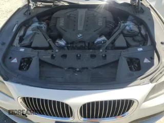 2012 BMW 7 Series 750Li with VIN WBAKB8C50CDX21017, listed as a Copart auction lot 61615935 with 110,600 mi miles and Clean title. Bid and sale history available at DreamBid. Image 11.