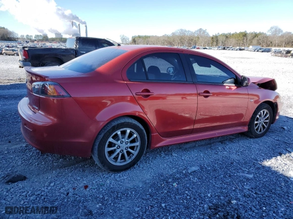 2014 Mitsubishi Lancer ES with VIN JA32U2FU5EU003381, listed as a Copart auction lot 41881595 with 222,861 mi miles and Salvage Title. Bid and sale history available at carsss.com. Image 3.