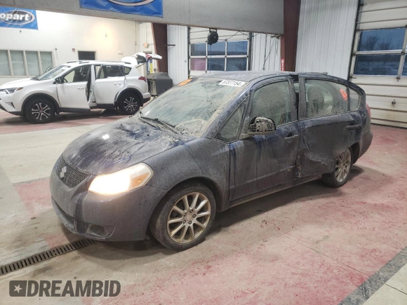 2011 Suzuki SX4 LE with VIN JS2YC5A20B6304734, listed as a Copart auction lot 87377154 with 190,761 mi miles and Salvage Title. Bid and sale history available at carsss.com. Image 1.