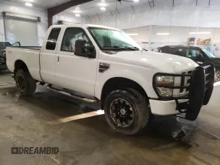 2008 Ford F-350 XL with VIN 1FTWX31R18ED78542, listed as a Copart auction lot 75205794 with 176,984 mi miles and Salvage Title. Bid and sale history available at DreamBid. Image 4.