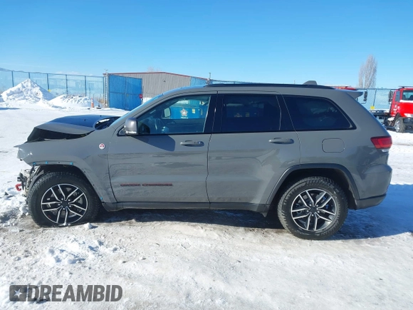 2021 Jeep Grand Cherokee Trailhawk with VIN 1C4RJFLG2MC854007, listed as a IAAI auction lot 41512394 with 50,674 mi miles. Bid and sale history available at carsss.com. Image 15.