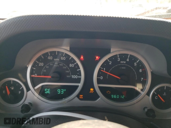 2010 Jeep Wrangler Rubicon with VIN 1J4BA6D1XAL229551, listed as a Copart auction lot 70535964 with 96,012 mi miles and Non repairable. Bid and sale history available at DreamBid. Image 9.